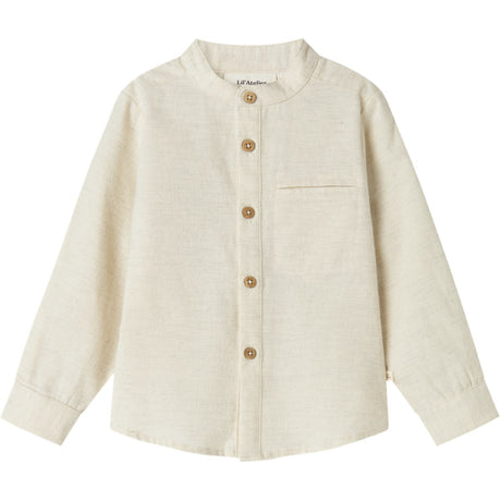 Lil'Atelier Turtledove Nmmotto Ls Shirt Lil
