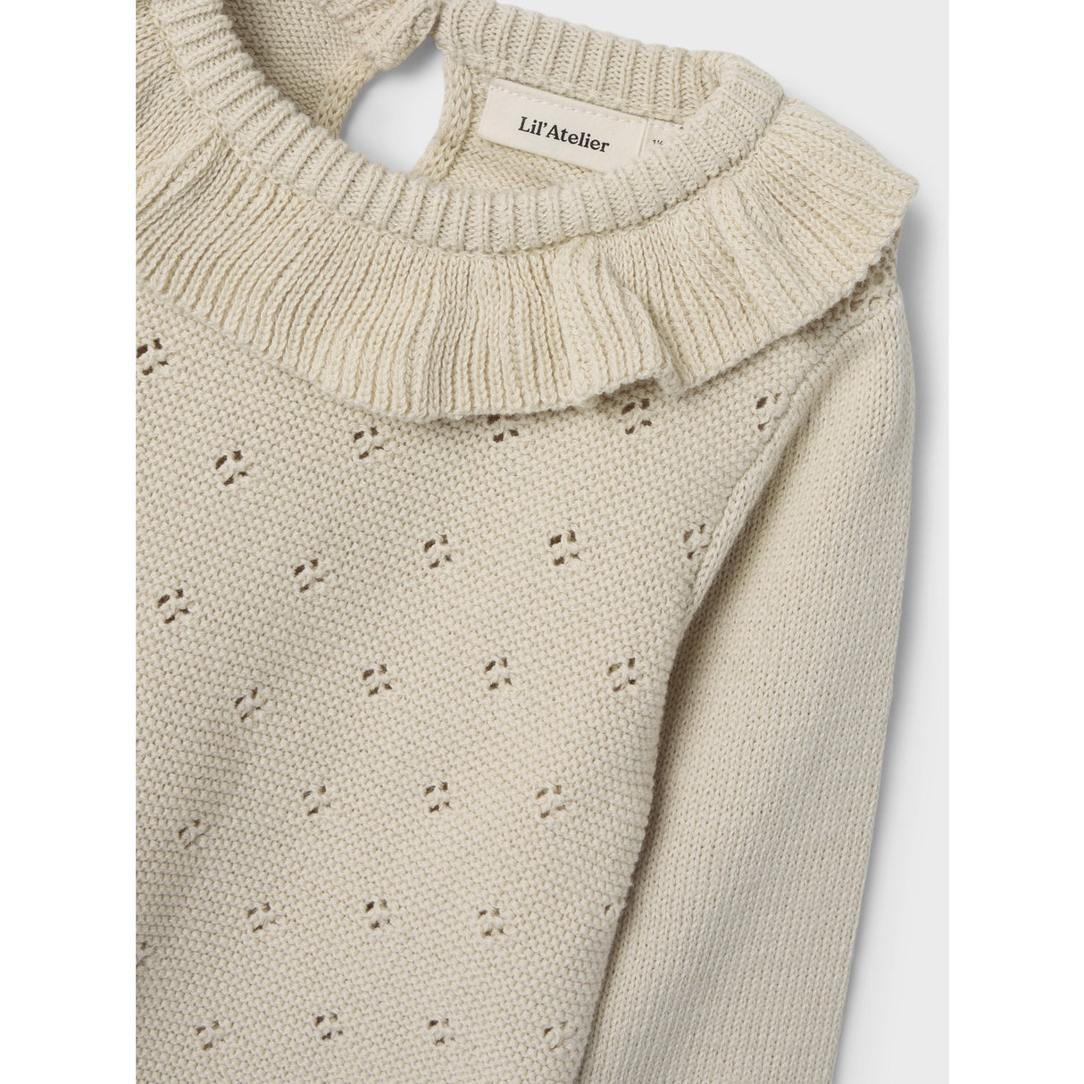 Lil'Atelier Turtledove Nmflaguna Ls Knit Lil Noos