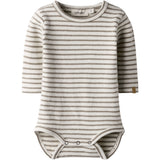 Lil'Atelier Turtledove Sepia Tint Nbmthoro Keo Ls Slim Body Lil