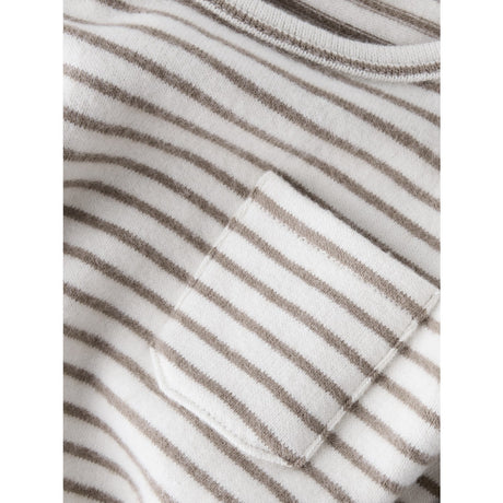 Lil'Atelier Turtledove Sepia Tint Nmmthoro Jen Ls Slim Top Lil