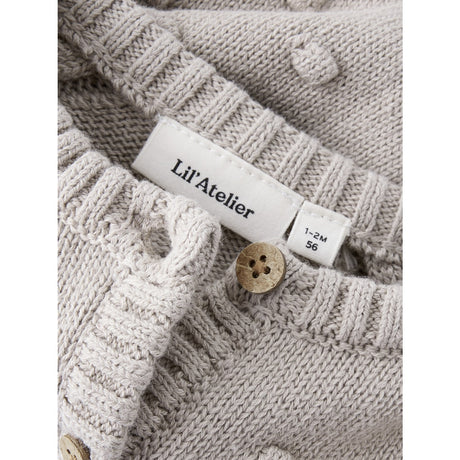 Lil'Atelier Oxford Tan Nbngable Ls Knit Card Lil