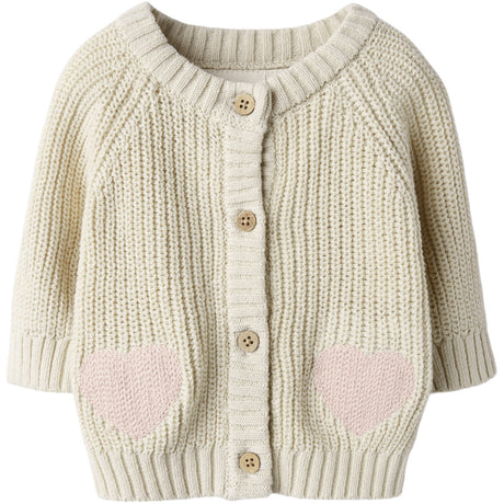 Lil'Atelier Turtledove Nbfemlen Len Ls Knit Card Lil
