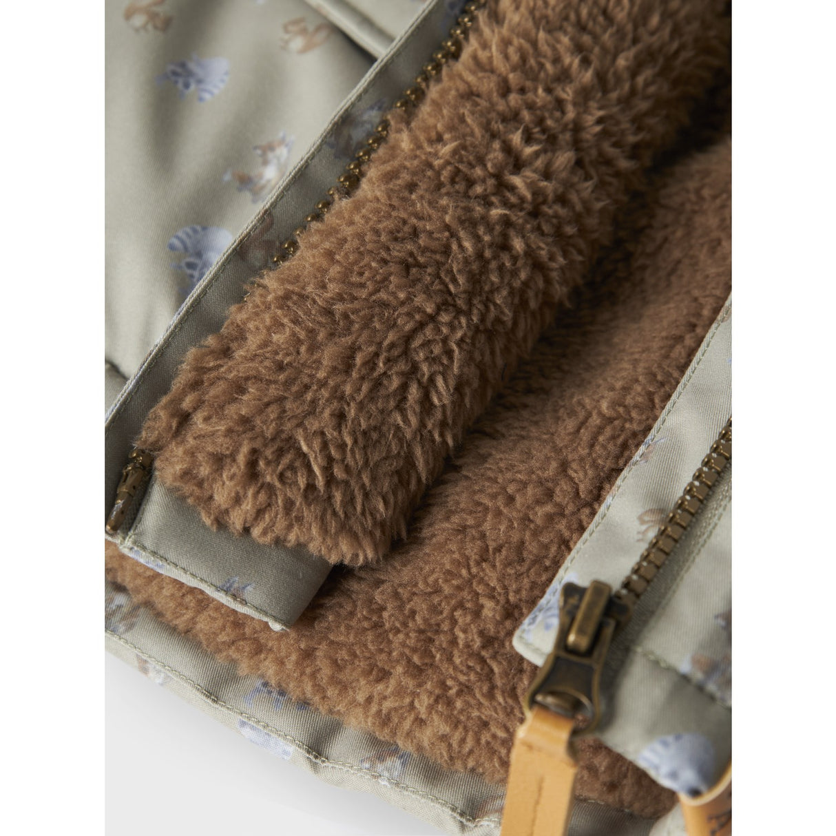 Lil'Atelier Overland Trek Animals Nbmlasnow05 Jkt Aop Fo Lil