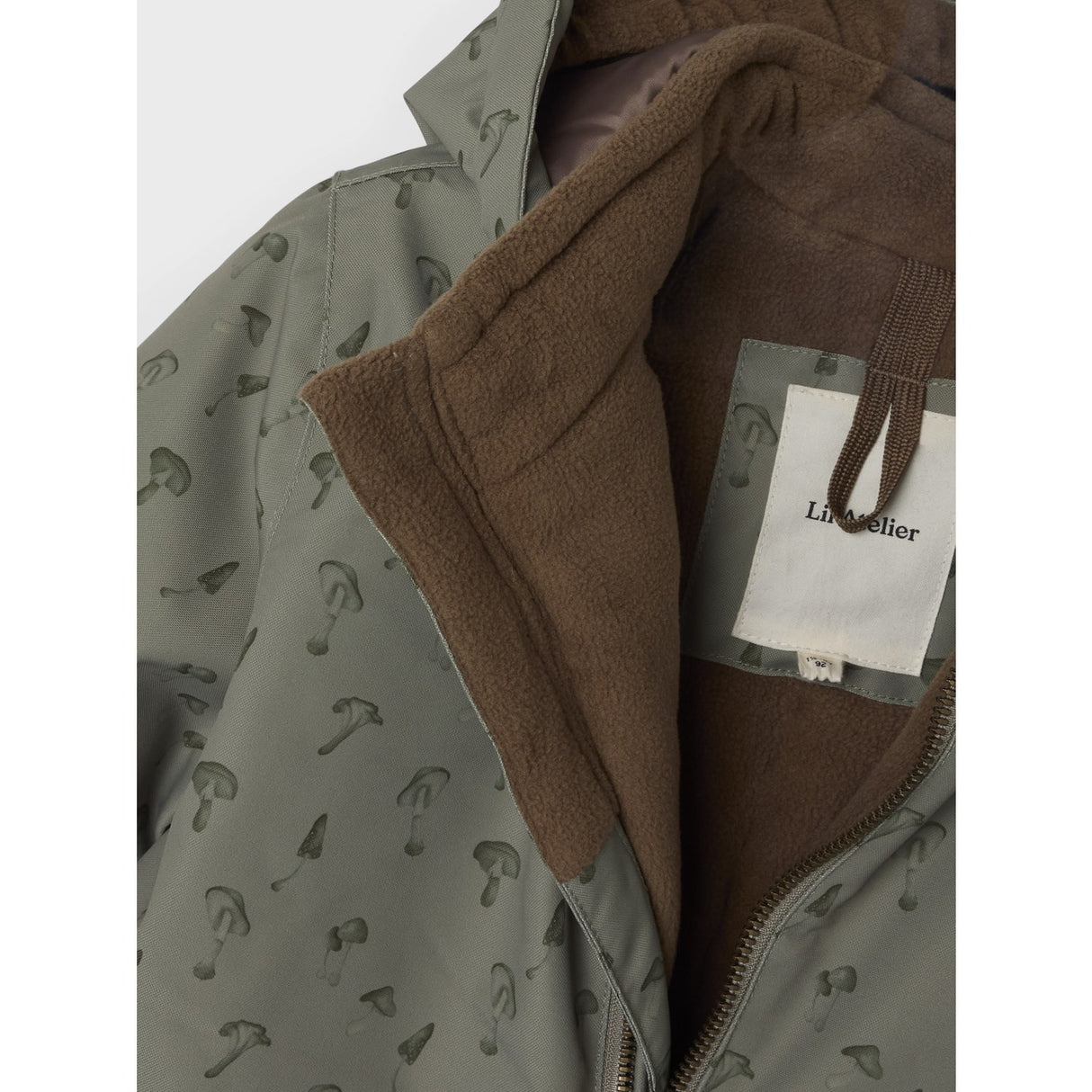 Lil'Atelier Overland Trek Mushroom Nmmlasnow10 Snowsuit Aop Fo Lil