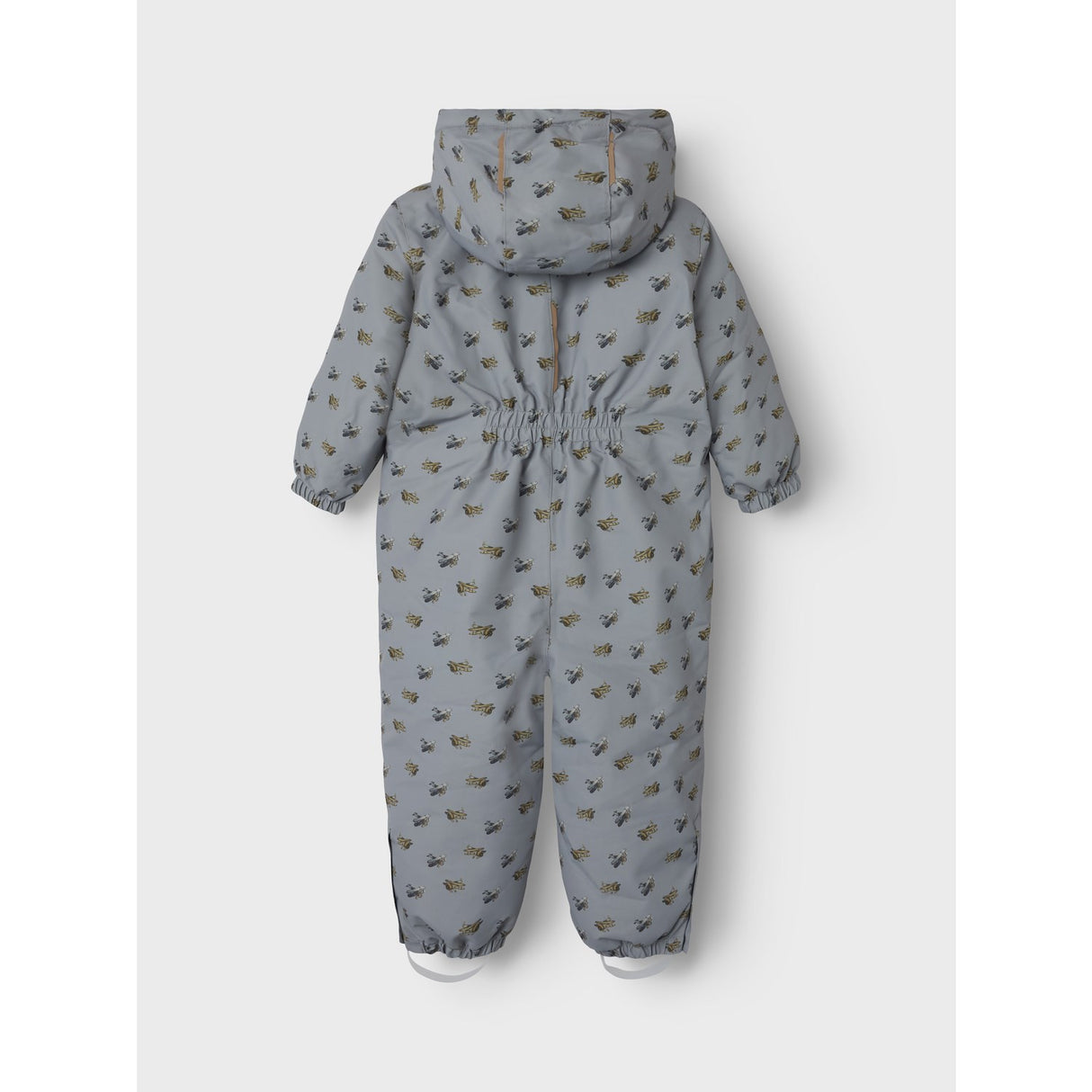 Lil'Atelier Ultimate Grey Airplanes Nmmlasnow10 Snowsuit Aop Fo Lil