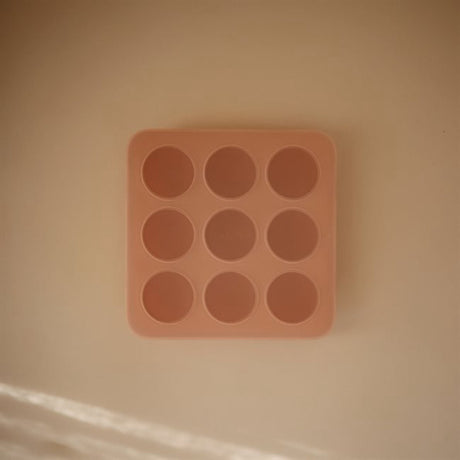 Mushie Blush ​​Baby Food Freezer Tray
