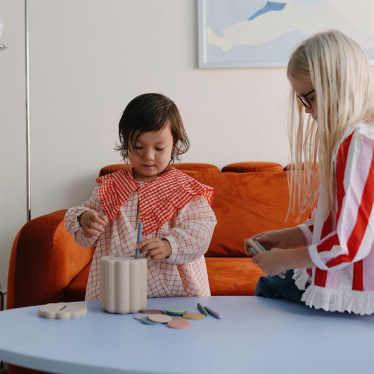 Mushie Coin & Tube Sorting Set