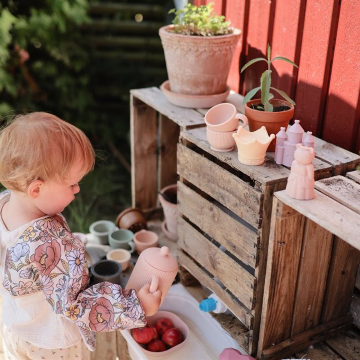 Mushie Princess Bath Play Set 4-Pack