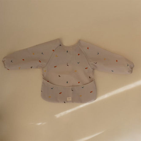 Mushie Dino ​​Long Sleeve Bib​