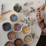 Mushie Multi HEX Connect Building Toy Set