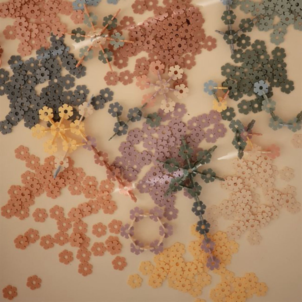 Mushie Multi HEX Connect Building Toy Set