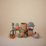 Mushie Dino Suction Spinner Toy