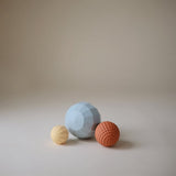 Mushie Powder Blue ​​Nesting Spheres Sensory Toy