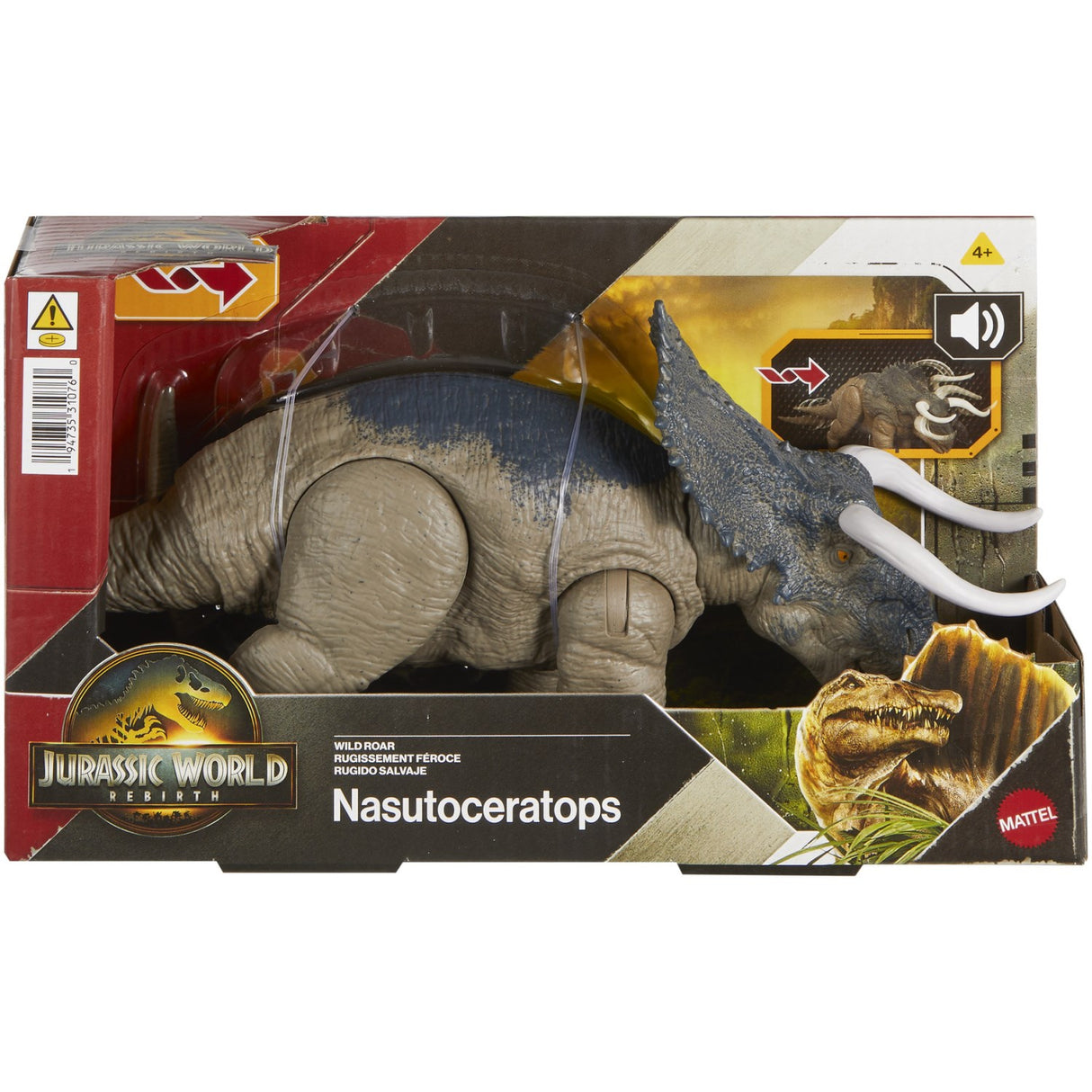 Jurassic World Rebirth Wild Roar Nasutoceratops