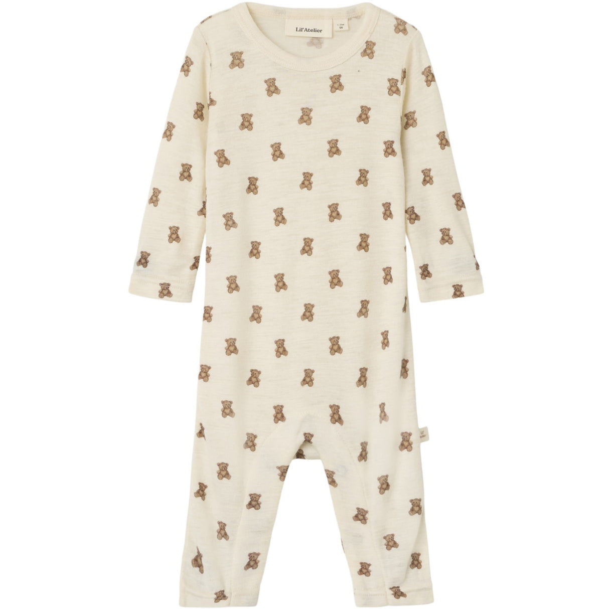 Lil'Atelier Turtledove Melange Nbnnalu Wo/Mo Ls Slim Suit Lil