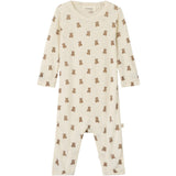 Lil'Atelier Turtledove Melange Nbnnalu Wo/Mo Ls Slim Suit Lil