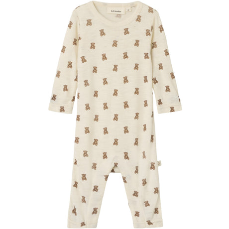 Lil'Atelier Turtledove Melange Nbnnalu Wo/Mo Ls Slim Suit Lil