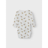 Lil'Atelier Gray Dawn Lama Nbmnoel Nor Wool Ls Slim Body Lil