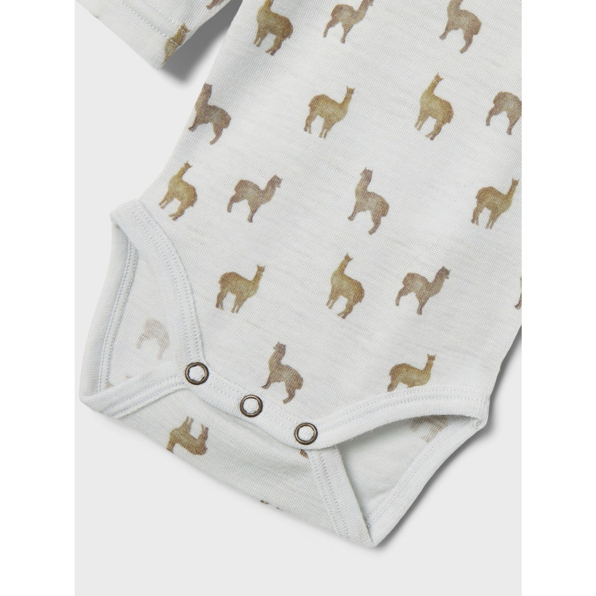 Lil'Atelier Gray Dawn Lama Nbmnoel Nor Wool Ls Slim Body Lil