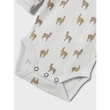 Lil'Atelier Gray Dawn Lama Nbmnoel Nor Wool Ls Slim Body Lil