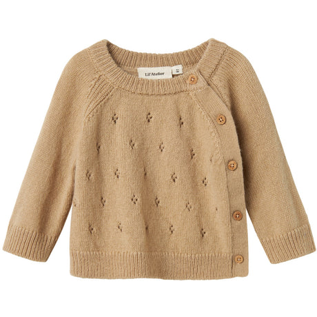 Lil'Atelier Safari Melange Nbnnalio Ls Wrap Knit Lil