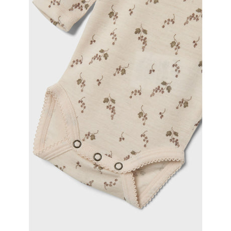 Lil'Atelier Morganite Berry Nbfnoel Nia Wool Ls Slim Body Lil Noos