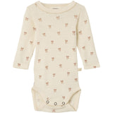 Lil'Atelier Turtledove Melange Nbfnalu Ls Wo/Mo Slim Body Lil Noos
