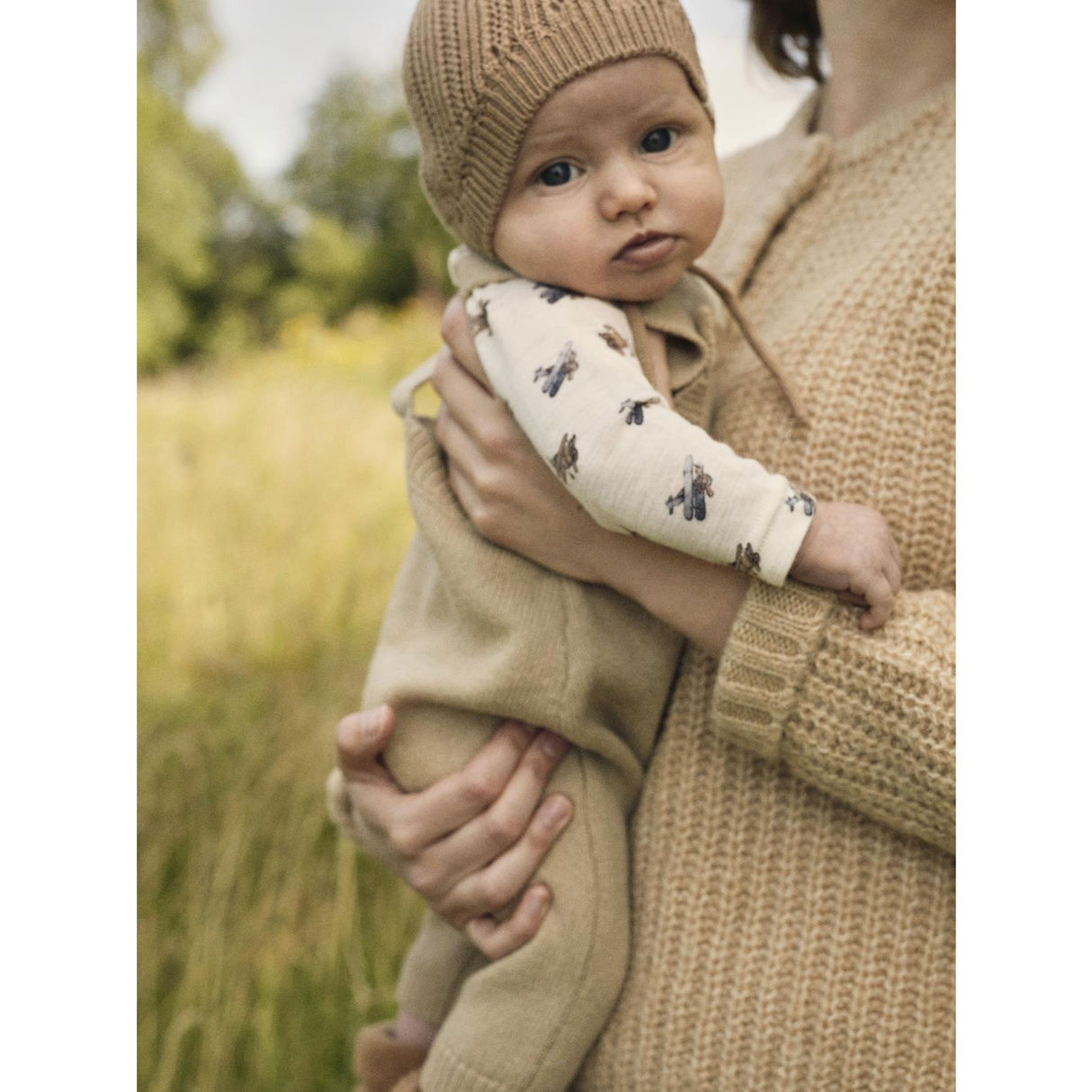 Lil'Atelier Turtledove Melange Nbmnalu Wo/Mo Ls Slim Body Lil Noos