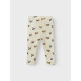 Lil'Atelier Turtledove Melange Nbmnalu Wo/Mo Slim Leggings Lil Noos