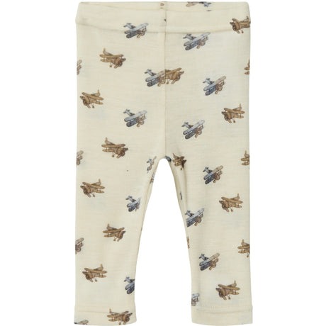 Lil'Atelier Turtledove Melange Nbmnalu Wo/Mo Slim Leggings Lil Noos