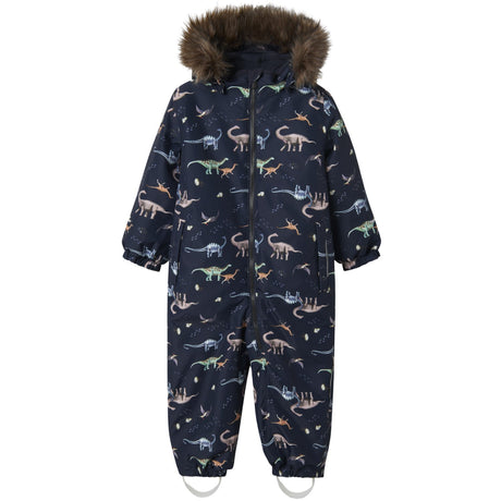 Name It Dark Sapphire Dino Earth Nmmsnow10 Suit Aop Fo Noos