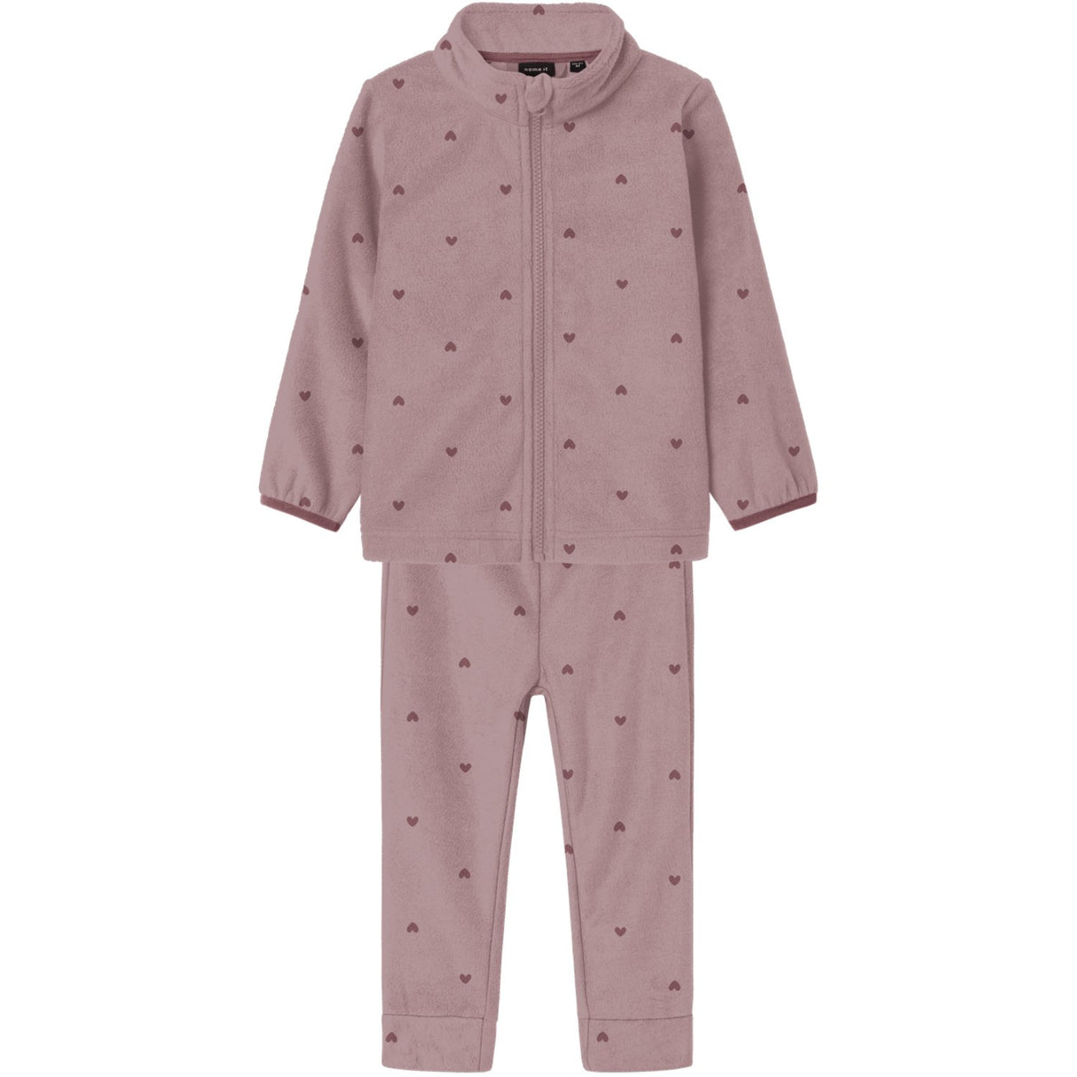 Name It Woodrose Nmnspektra Fleece Set Aop Fo