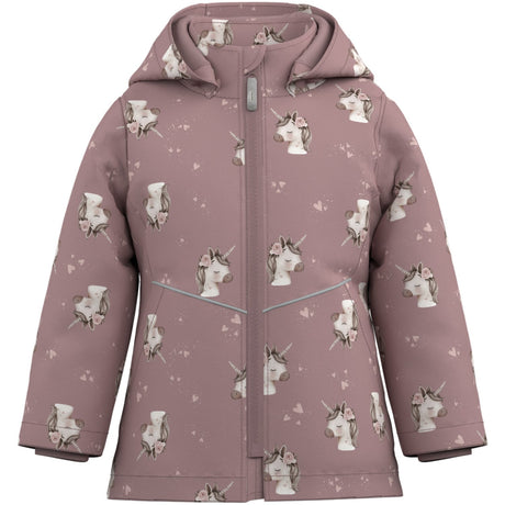 Name It Woodrose Unicorn Nmfmaxi Pa Jacket Aop Noos
