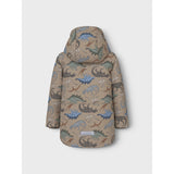 Name It Silver Mink Dino Nmmmax Pa Jacket Aop Noos