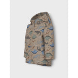 Name It Silver Mink Dino Nmmmax Pa Jacket Aop Noos