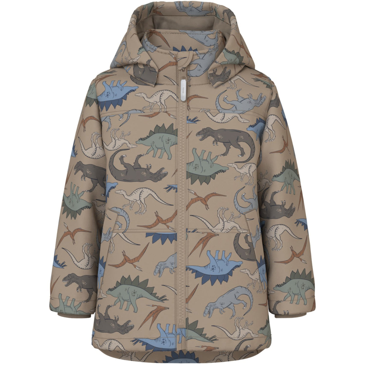 Name It Silver Mink Dino Nmmmax Pa Jacket Aop Noos