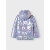 Name It Pastel Lilac Nkfmolina Puffer Jacket Shiny