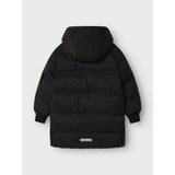 Name It Black Nkfmusk Puffer Jacket Long Tb