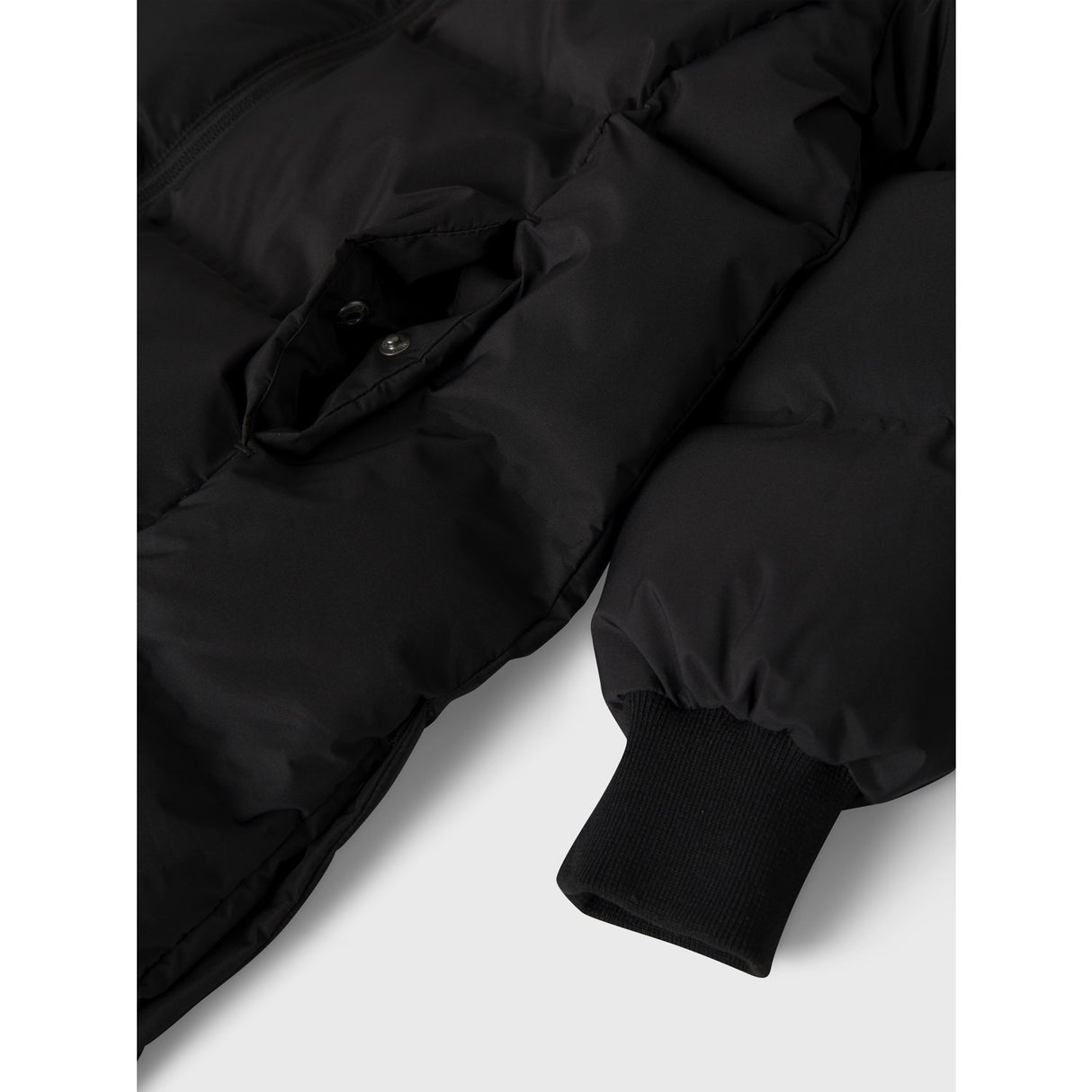 Name It Black Nkfmusk Puffer Jacket Long Tb