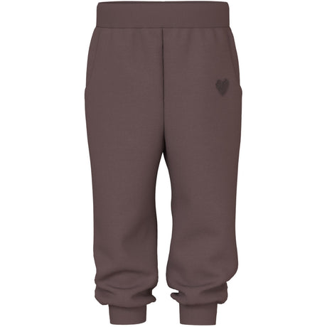 Name It Peppercorn Heart Embroidery Nmfvima Nreg Swe Pants Bru