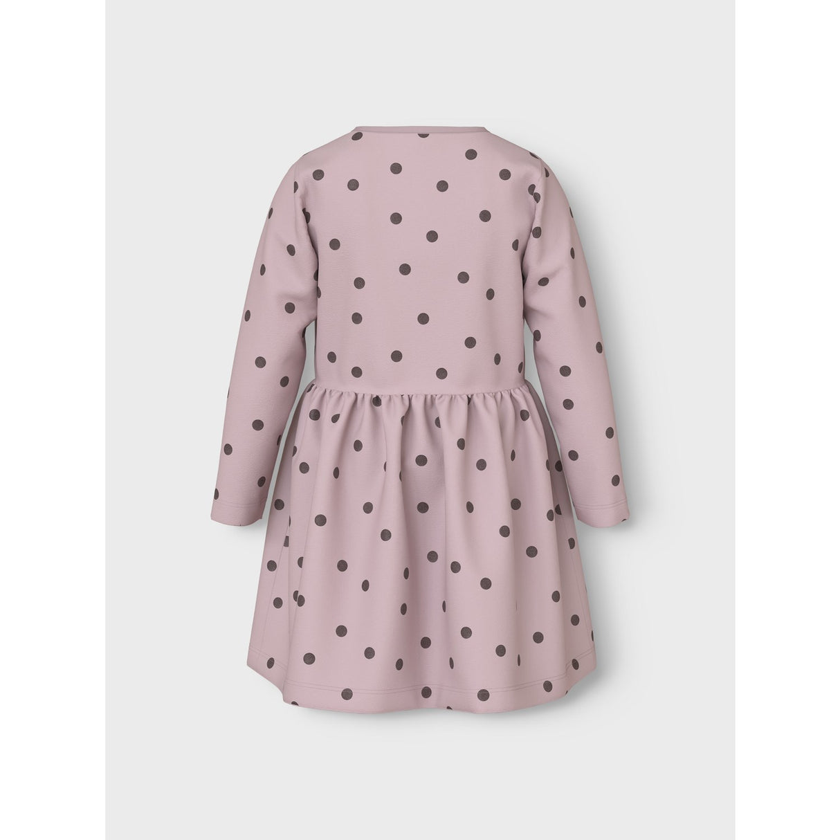 Name It Burnished Lilac Peppercorn Dot Nmfvivian Ls Dress