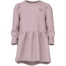 Name It Burnished Lilac Heart Embroidery Nmfvima Ls Swe Dress Bru