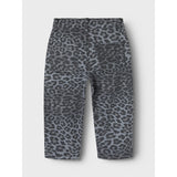 Name It Night Owl Grey Leopard Nmfbella Twi Mom Pants 4444-Td