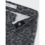 Name It Night Owl Grey Leopard Nmfbella Twi Mom Pants 4444-Td