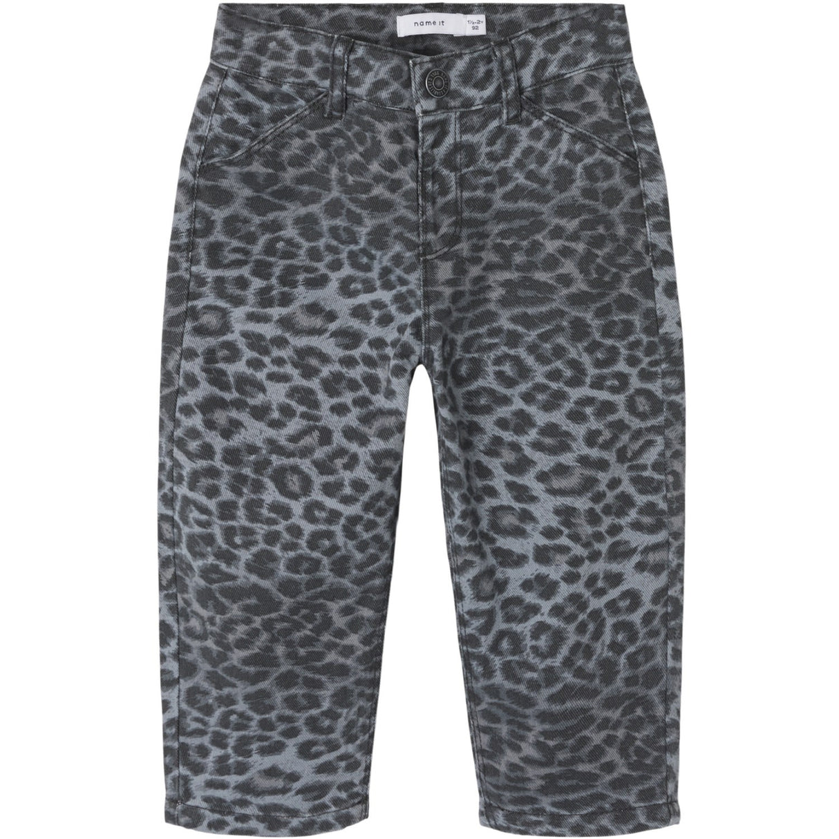 Name It Night Owl Grey Leopard Nmfbella Twi Mom Pants 4444-Td