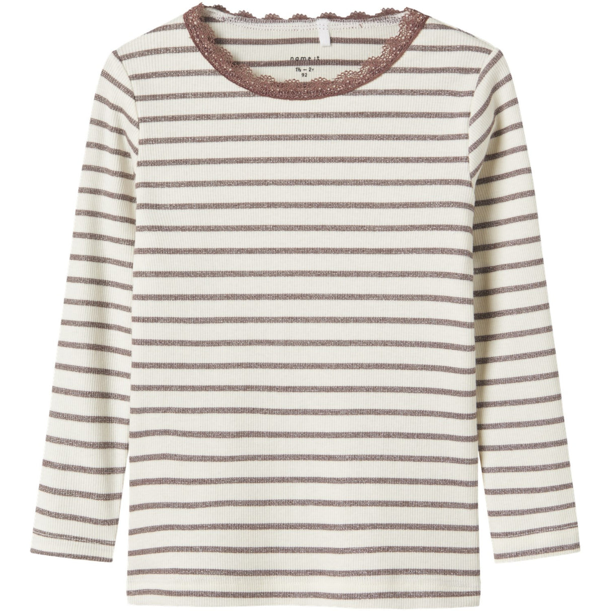 Name It Peppercorn Nmfnette Slim Ls Top