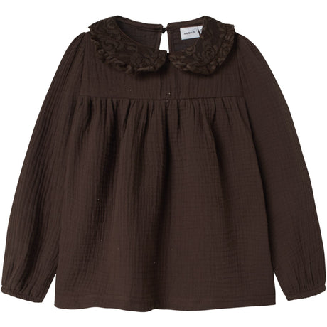 Name It Seal Brown Nmfolyssa Ls Blouse