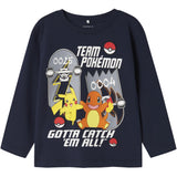 Name It Navy Blazer Nmmstern Pokemon Ls Nreg Top Sky