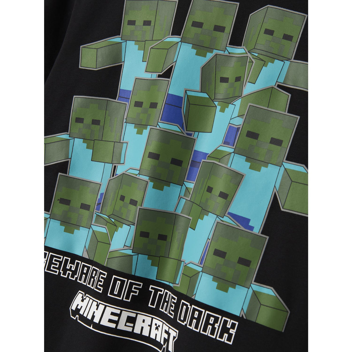 Name It Black Nkmsumba Minecraft Ss Nreg Top Box Bfu