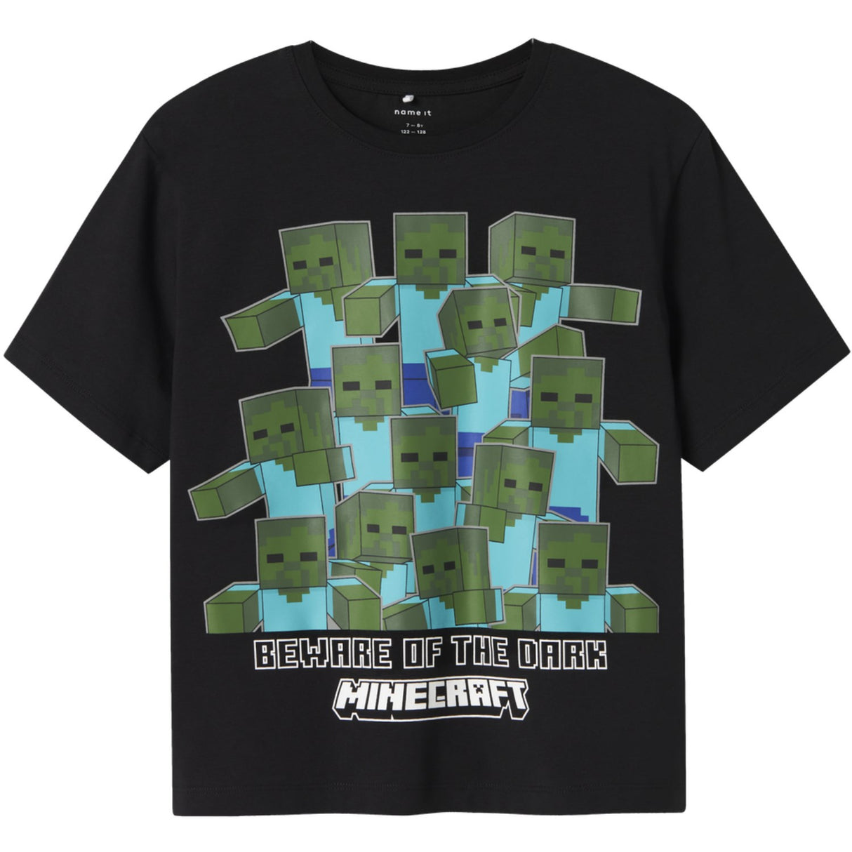 Name It Black Nkmsumba Minecraft Ss Nreg Top Box Bfu